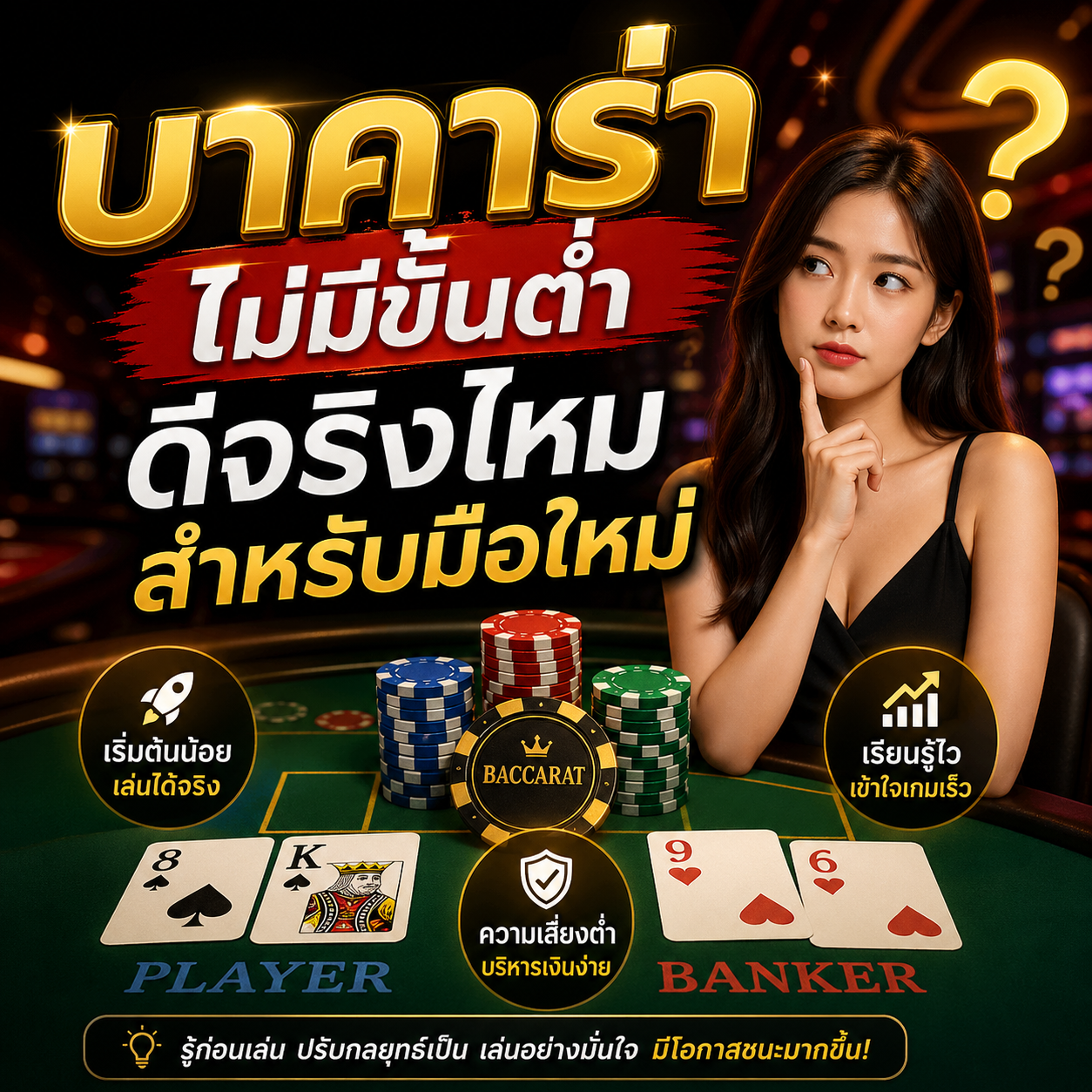 บาคาร่า ไม่มีขั้นต่ำ