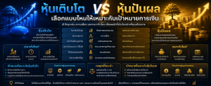 หุ้นเติบโต vs หุ้นปันผล