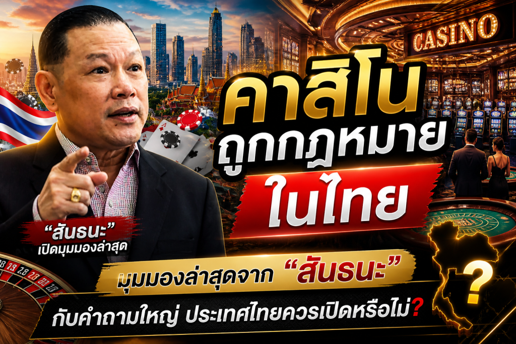 คาสิโนถูกกฎหมายในไทย