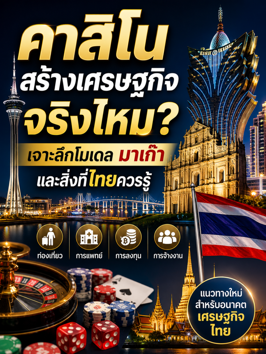 คาสิโนสร้างเศรษฐกิจจริง