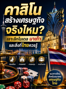 คาสิโนสร้างเศรษฐกิจจริง