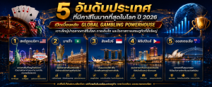 ประเทศที่มีคาสิโนมากที่สุดในโลก