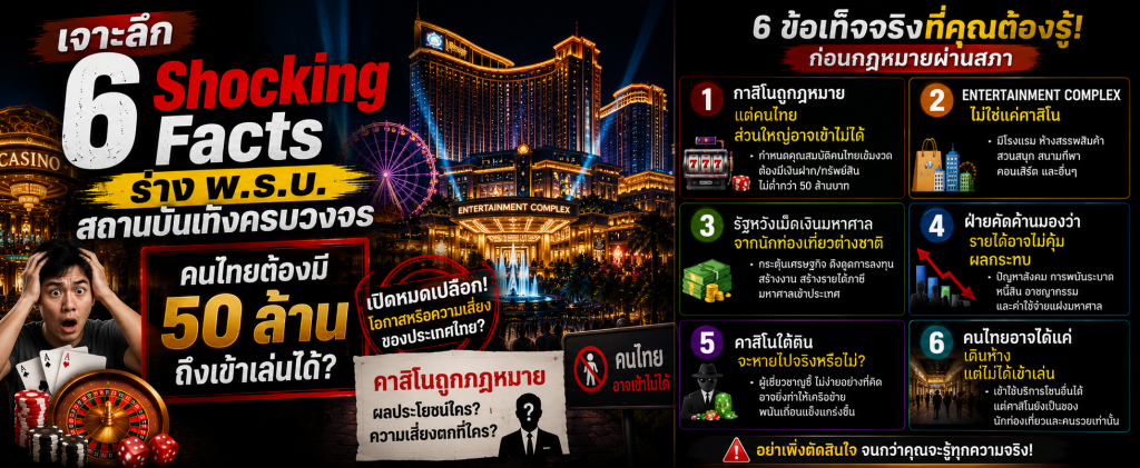 ร่างพ.ร.บ.สถานบันเทิงครบวงจร