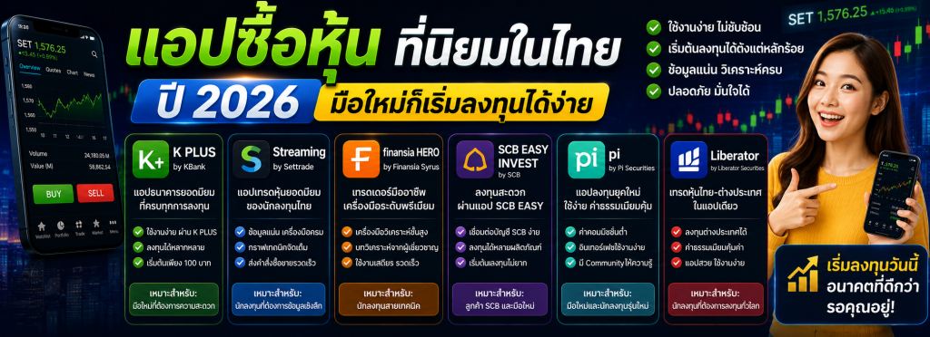 แอปซื้อหุ้น