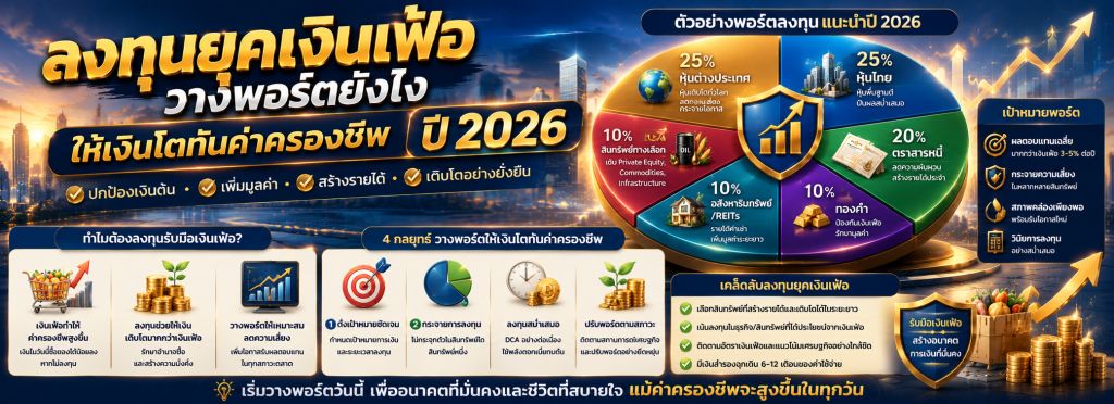 ลงทุนยุคเงินเฟ้อ