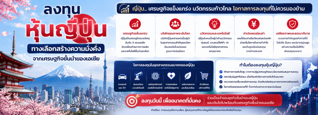 ลงทุนหุ้นญี่ปุ่น